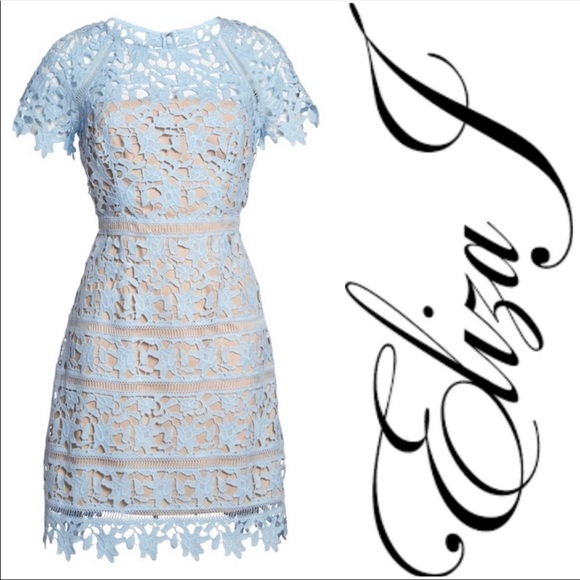 Eliza J Open Lace Dress - Picture 6 of 8
